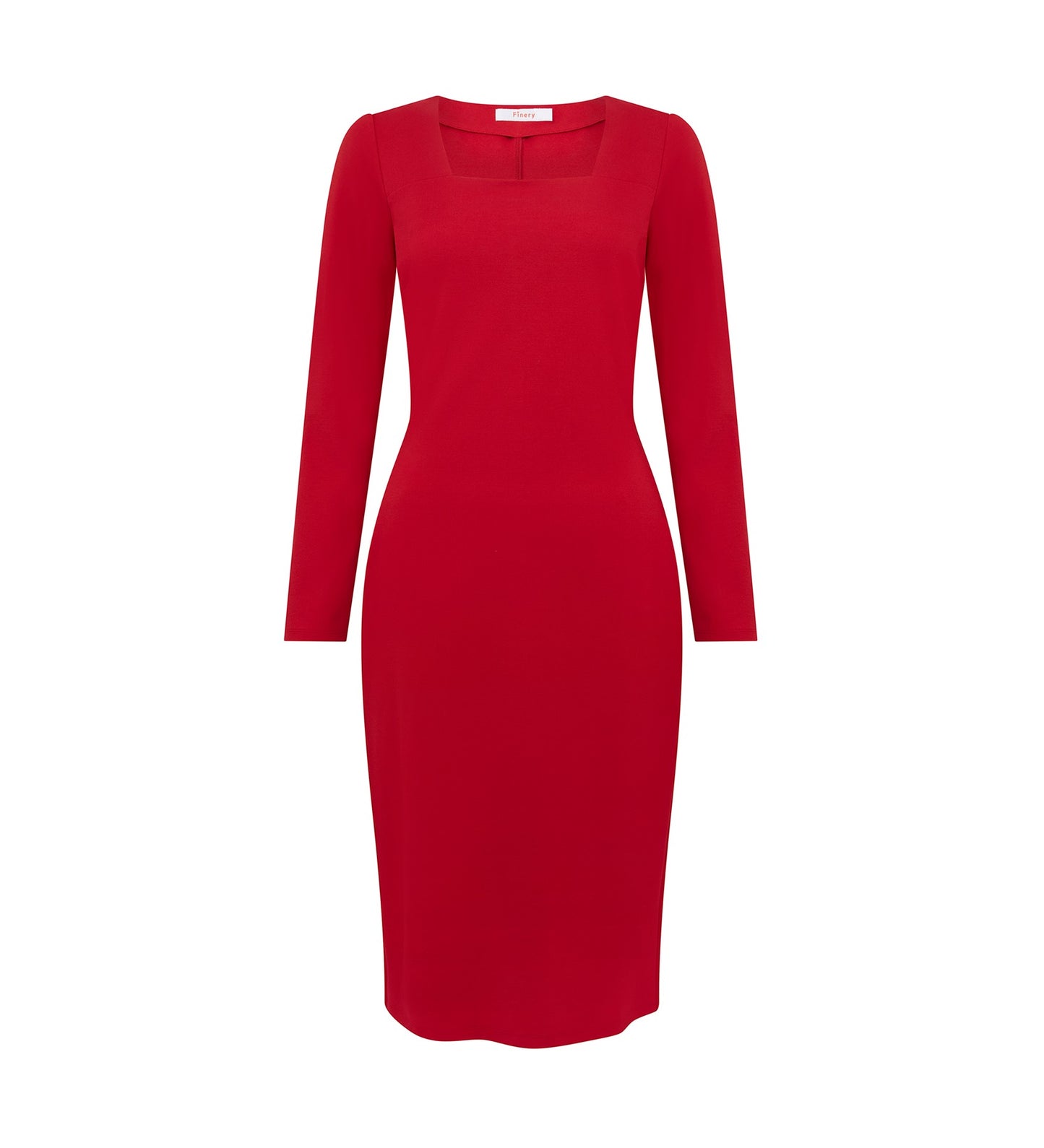 Glain Ponte Jersey Red Dress